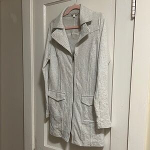 CAbi Light Gray Trench Coat